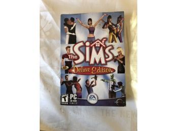 The Sims Deluxe Edition PC CD-ROM Game, In Box, With Original Manual, Not Tested, See Pics