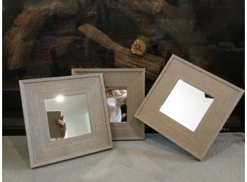 Lot Of 3 Square Mirrors