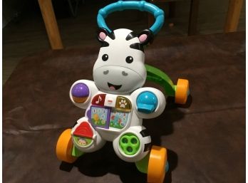 Fisher Price Zebra Walker Toy With Lights And Sound