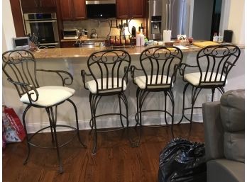 4 Hightop Swivel Chairs