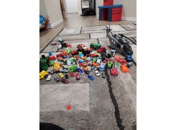 Bucket Of Assorted Cars