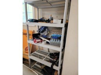 Shelving Unit With Contents