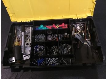 Stanley Tool Box With Contents Nuts And Bolts And More