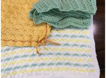 3 Crochet Baby Blankets