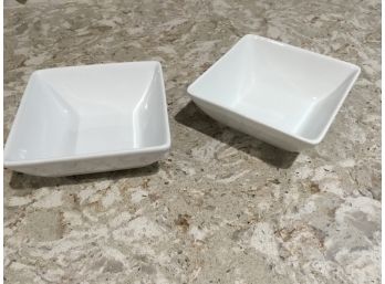 8 Square Better Homes Bowls White