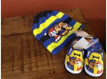 Paw Patrol Hat And Shoes 6-9 Months