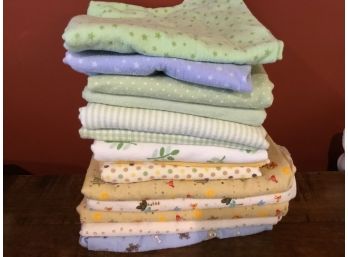 Lot Of 14 Baby Receiving Blankets