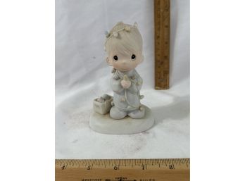 Precious Moments Figurine May Your Christmas Be Delightful