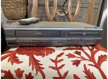Magnavox, DVD, VCR Player With Remote Powers Up