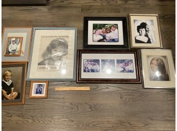 Lot Of Assorted Picture Frames Photo Frames