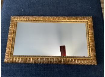 Pretty Vintage Detailed Gold Framed Mirror Hang Horizontal Or Vertical
