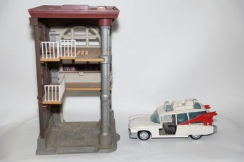 Ghostbusters House And Car