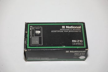 National Microcassette Recorder