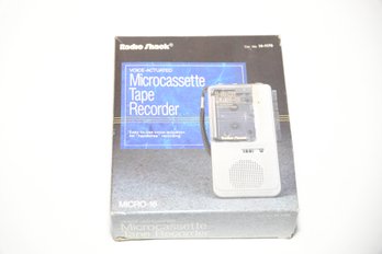 Radio Shack Microcassette Tape Recorder