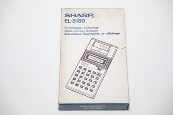 Sharp Print/Display Calculator EL-8180