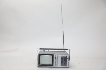 Vintage Portable Television And Radio