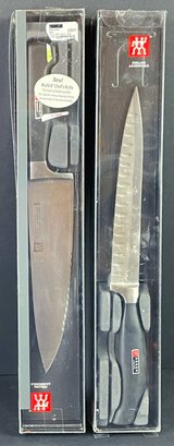 2 Zwilling JA Henckels Stainless Steel Kitchen Knives