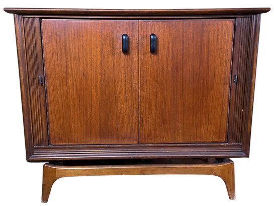 Lovely Mid Century Solid Wood Cabinet
