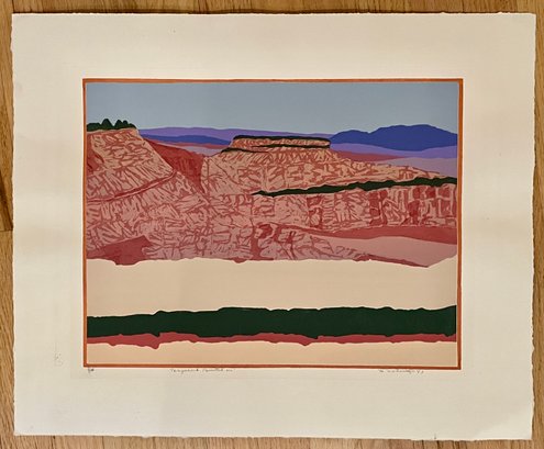 Signed & Numbered Lithograph, 'Canyonland Revisited 002' By Marilyn Markowitz