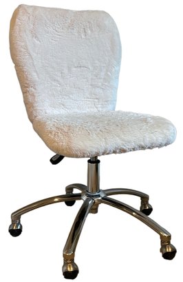 Pottery Barn Faux Fur Desk Chair