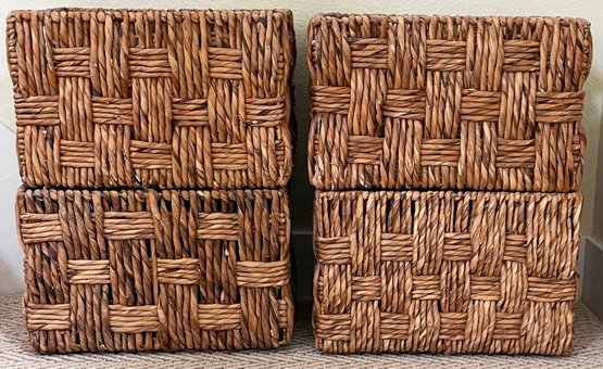 4 Woven Storage Baskets From The Container Store