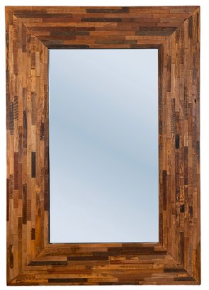 Gorgeous Wooden Crate & Barrel Mirror