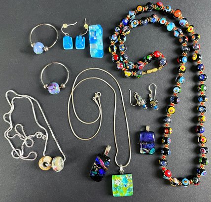 Glass Necklaces, Pendants, And More