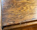 Vintage Tiger Oak Draw Leaf Extension Dining Table