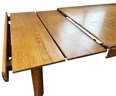 Vintage Tiger Oak Draw Leaf Extension Dining Table