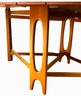 What Appears To Be An Ellipse Gate Leg Table Designed By Bendy Winge For Kreppes Mobelfabrikk