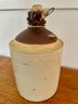 Antique Stoneware Liquor Jug From Pueblo, CO, As Is