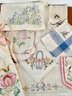 Large Collection Of Embroidered Runners With Pillowcases, Towels, Apron, & Tablecloth