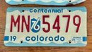 Vintage Colorado 1976 Centennial License Plates