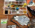 Fly Fishing Books, Flies, & Fly Making Supplies Including 2 Bird Wings
