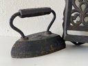 Antique Irons & Match Safe