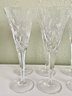 Set Of 10 Signed Waterford Crystal Stemware