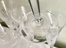 Set Of 10 Signed Waterford Crystal Stemware
