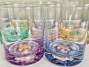 Gorgeous Colored Glassware & Apertif Glasses, As Is