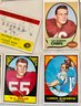Assorted Football Collecting Cards Including 1970 Topps Checklist, Len Dawson, & Rich Jackson