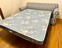 Plaid Pattern Hide-a-Bed Sofa