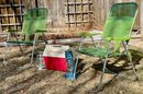 Two Camping Chairs, Cooler And Two Lanterns