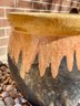 Large Ceramic Pot With Soil