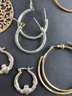 Hoops And Chandelier Earrings