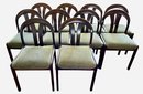 10 Vintage Dining Chairs Attributed To Roche Bobois