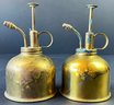 2 Vintage Brass Plant Misters & Hose Watering Attachment