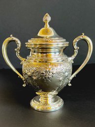 Silver Cup With Lid And Handles