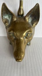 Brass Fox Sculpture