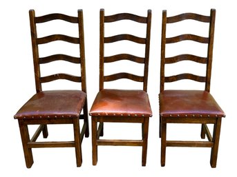 Lovely Ladder Back Chairs - 8