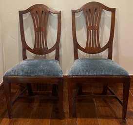 Lot Of 2 - Mahogany Sheild Back Side Chairs