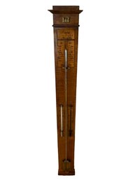 Wooden French Antique Barometer